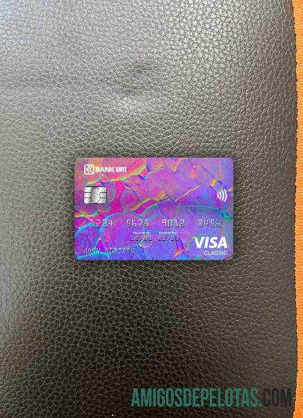 Banco da Indonésia Rakyat Indonesia (BRI) Cartão Visa Classic Photolook Front exemplo